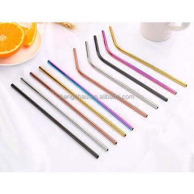 China Adult And Kids Sustainable With Portable 304 Stainless Steel Drinking Reusable Metal Straw With Case Te koop