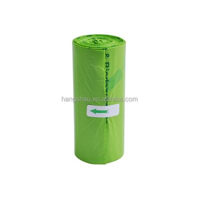 China Sustainable Home Use Garbage Bag Green Raw Materials For Garbage Bag 100% Biodegradable Plastic Garbage Bag for sale