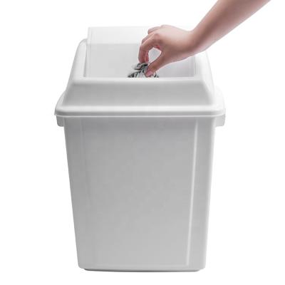 China Office Durable Household 20L Plastic Bins With Lid for sale