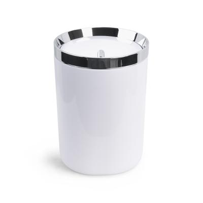 China Mini Sustainable Material Plastic Push Car PS Trash Cans / Plastic Car Trash Can for sale