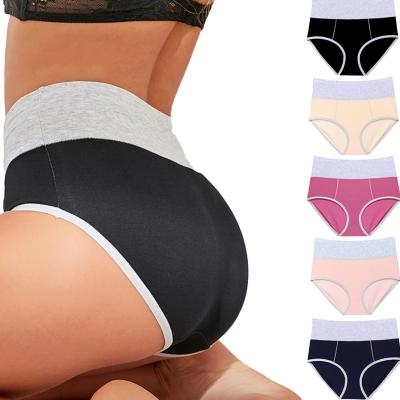 China Amazon Hot Sale Antibacterial Women Plus Size Underwear Period Shaper Cotton Panties Breathable Body Tops Panties for sale