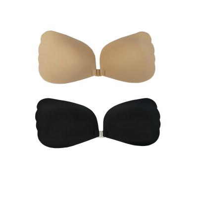 China Antibacterial Invisible Push Up Butterfly Style Silicone Bra Adhesive Strapless Backless Bra for sale