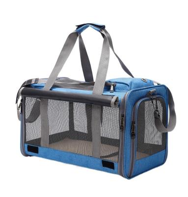 China Multifuntion Breathable Soft Sided Pet Carrier Bag With Blackout Curtains, Portable Pet Carrier, Small Medium Large Folding Dog Bag Carrier for sale