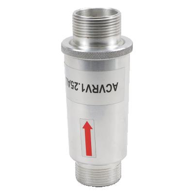 China The RV-02 1-1/4 Inch Pressure Relief Aluminum Alloy Air Vacuum Pressure Relief Valve For Compressor for sale