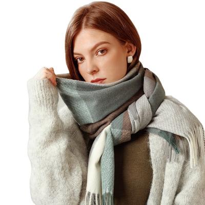 China Hot Sale Factory Price Classic Scarf For Women Pashmina Shawl Color Check Scarf High Quality Shawls for sale