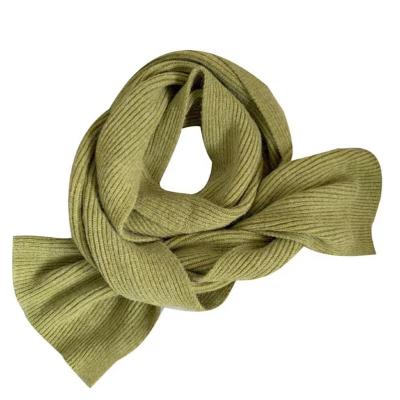 China 2021 Winter Thicker Scarf Plain Knit Warm Thick Scarf Women Handmade Scarf for sale