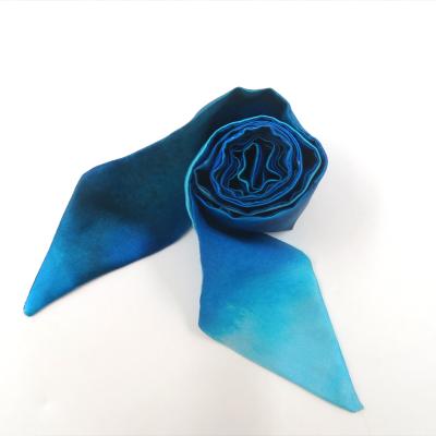 China ZL0062 New Arrival ZL0062 Tie Neck Silk Ribbon Hairband Decorative 100% Long Hair Scarf for sale