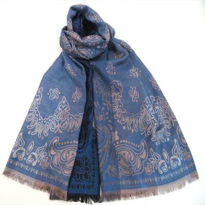 China 2021 New Design Royan Jacquard High Quality Fashion Printing Soft Smooth Feeling Warm Scarf For Women Shawls for sale