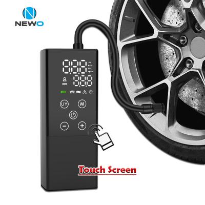 China Newo Pump Digital Pressure Radio Electric Car Tire Inflator Air Compressor Mini Portable Bike Tire Car Motorcycle Scooter Bicycle Tire Inflators For Car for sale