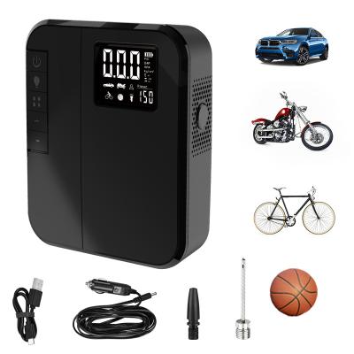 China Newo Digital AC Digital Soccer Bicycle Truck Air Compressor Air Compressor Newo Cordless Car Tire Inflator Micro Kit Electric Rechargeable Auto Pump Motorcycle Scooter Bike Bicycle Tire Inflator for sale