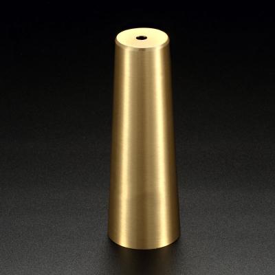 China Modern Brass 30X25X80mm Table Leg Covers Table Sofa Leg Cup Cabinet Foot Ferrule Chair Feet Cups Furniture Leg Protector Accessory for sale