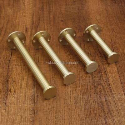 China Cabinet Furniture Legs Brass Cabinet Legs For Book TV Shoes Nordic Cupboard Leg High Quality Wine Storage Rack Shelf Leg for sale