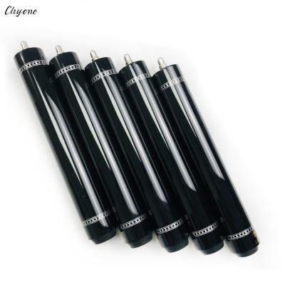 China Custom Black / 10inch Chyone Maple Pool Cue Wooden Quick Release Ebony Wood Billiard Cue Extensions Carom Cue Extensions for sale