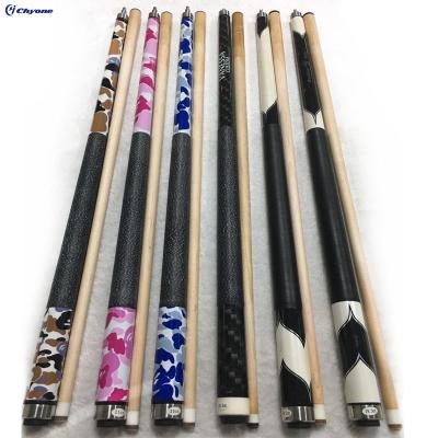 China Economical Canadian Maple Wood Canadian Maple Wood With Wrap Sticker Irish Billiard Pool Cue Ireland for sale