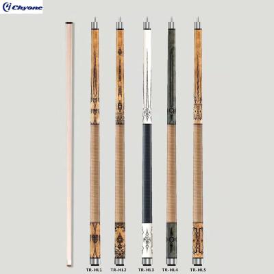 China Billiard Cue Fire-Stamping Canadian Maple Billiard Sticker Wood Canadian Maple Wood Billiard Cue for sale