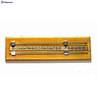 China Mini Oak Wood Manual Billiard Scoreboard for sale