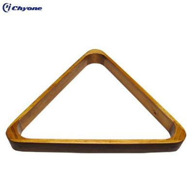 China Wooden Oak Wood 2 1/4 Inch Triangle True Color Billiard Ball Holder for sale