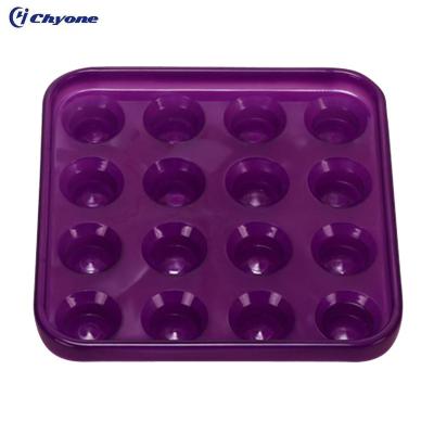 China Multi-colors Plastic Billiard Ball Hard Plastic Tray For 16balls With Size 52mm 57mm for sale