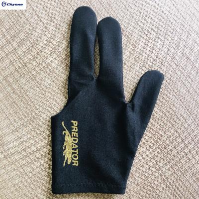 China Lycra Predator Left Hand Full Fingers Snooker Pool Cue Gloves for sale