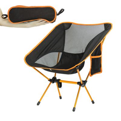 China HK Manufacturers Custom Moon Easy-carry Outdoor Ultralight Portable Folding Camping Chair For Beach Hiking Picnic for sale