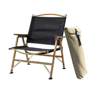 China HK Kamp Sandalyesi Modern Adjustable Foldable Camp Chair Folding Outdoor Camping Wooden Beach Chairs Folding Chair Wood Manufacturers for sale