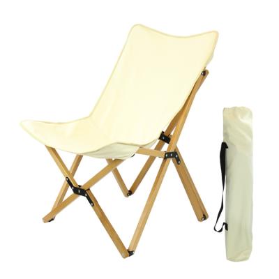 China Wholesale Cheap Modern Canvas Outdoor Portable Foldable Beach Garden Factory Price HK Kamp Sandalyesi Wooden Camping Folding Chairs for sale