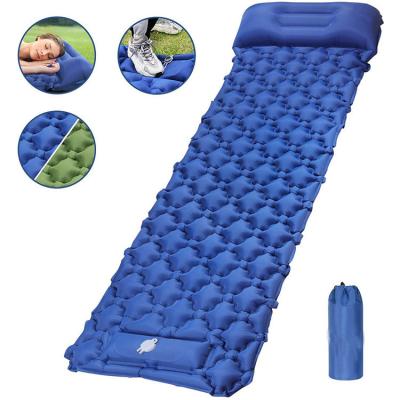 China HKSKY Lightweight Tpu Ultralight Compact Air Bed Cushion Inflatable Mat Air Mattress Camping Sleeping Pad for sale