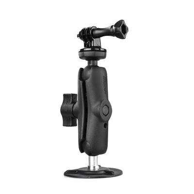 China 360 Degree Car Mount Base Sticker MWUPP Sports Aluminum Alloy Rotating Camera Bracket for sale