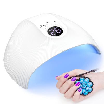 China Gel Nail Curing Booth Custom Mini Unha Led Light Automatic Sensor Nail Gel Polish Professional Nail Curing Machine 75W LED UV Lamp Nail Dryer for sale