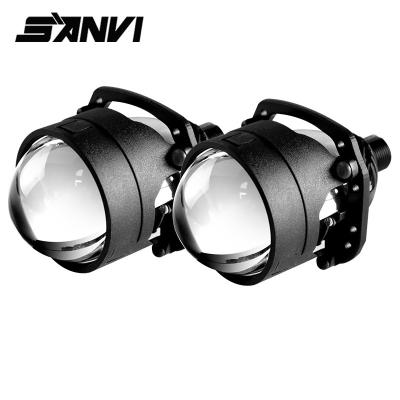 China High Quality Sanvi Factory OEM ODM S8 Inch 2.5 Inch Led Projector Lens Headlight 6000k 4300k 45w Light For Car Motor Truck Headlight 2.5 Inch for sale