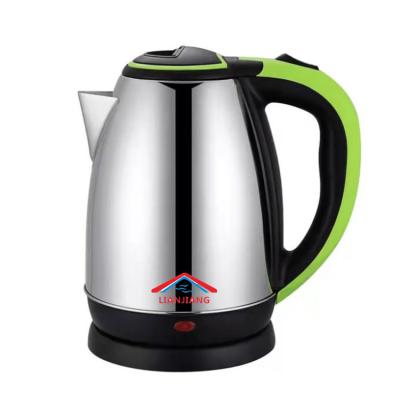 China Hot Selling Low Rotation 360 Degree Safety Stainless Steel Kettle Electric Water Kettle Electric Tea Maker Kitchen Appliances for sale