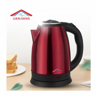 China Wholesale 360 ​​Degree Electric Hot Water Boiler Rotation Base Kitchen Appliances Spray Painted Stainless Steel Electric Kettle for sale