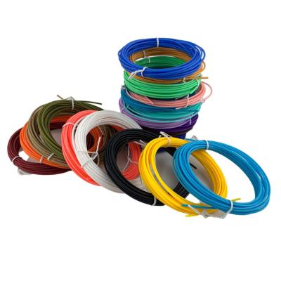 China 3D Printer Materials PLA 3D Pen Filament 1.75mm PLA ABS PCL 10 Colors X5 Meters Safe and Low Temperature Kids 3D Printing Refills for sale