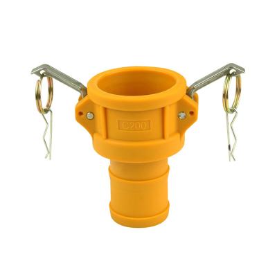 China Hot-selling Irrigation Part C Camlock Nylon Plastic Camlock Hose Leg Coupler Coupling Hose Fitting for sale