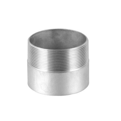 China Water Oil Hot Sale Stainless Steel Thread x Single End Pipe Nipple Fitting for sale