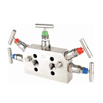 China General High Pressure Stainless Steel 316 5 Valve Manifold for sale