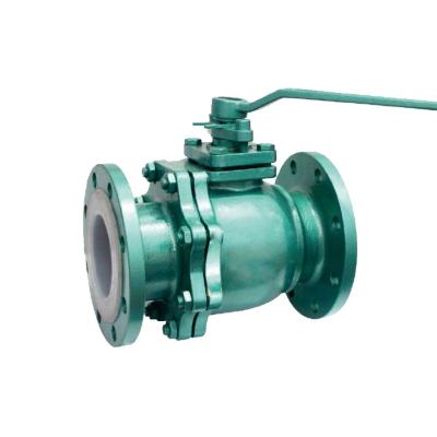 China ANSI150 4 Inch General Line PFA Ball Valve for sale