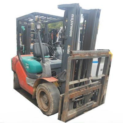 China Construction worksÂ   Used KOMATSU FD30 MINI forklift 3 ton 3t japanese original used forklift with sideshift forklift cheap price for sale