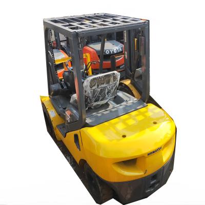 China Construction worksÂ   Used KOMATSU FD30T MINI forklift 3 ton 3t japanese original used forklift with sideshift forklift cheap price for sale