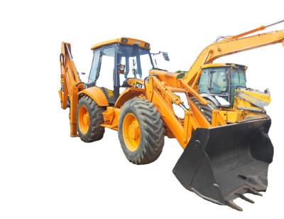 China Contruction Used Backhoe Loaders JCB 3CX 4CX Front End Loader 4 Wheel Loader Good Digger Tractors Price For Sale for sale