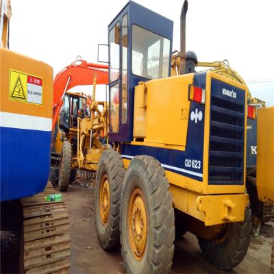 China Building Material Stores Used Komatsu GD511 GD623 Second Hand Price Good Grade Performance Of Goods For Sale for sale