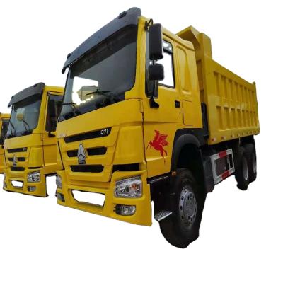 China 371HP HOWO 10 Wheels Dump Truck Sino Used Tipper Truck 6X4 With Good Condition For Africa 6 - 8L for sale