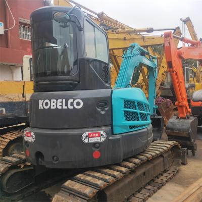 China Construction worksÂ   5.5 Ton Used Mini Track Crawler Kobleco SK55 Digger Tractor Excavator for Promotion for sale