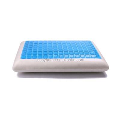 China Good Quality Memory Molded Cooling Sleep Gel Memory Foam Pillow With Removable Cover for sale