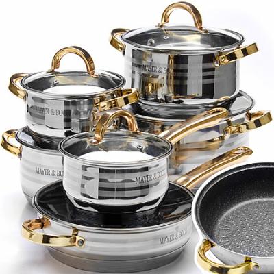 China Viable Hot Selling Cookware Set Kitchen Pot Sets Non Stick Kitchenware Cookware Set Cooking Kitchenware for sale