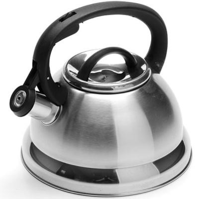 China New Design 3.0L Stainless Steel Tea Kettle Amazon Success Stove Sustainable Whistling Top Teapot for sale