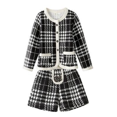 China Double C European square suit girl style holiday street show cloth and shorts for sale