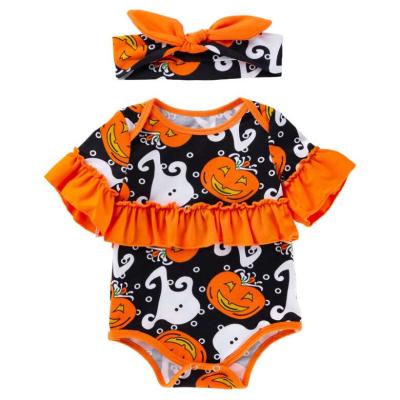 China 100% Cotton Baby Christmas Costume Wings Romper Two-Piece New Women's Rompers Female Children's Halloween Wings Romper Costume for sale