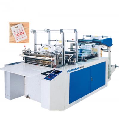 China Garment Shops 4 Lines Automatic Poly Vest Bag Shopping Bag Biodegradable Plastic Bag Making Machine for sale