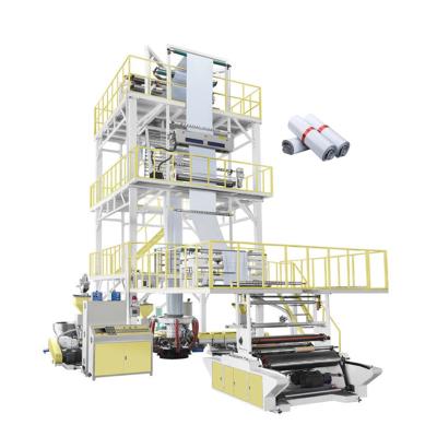 China New Arrival Plastic Bag Machinery Pe Film Blowing Film Blow Machines 3 Layer Plastic Flim Machine Price for sale